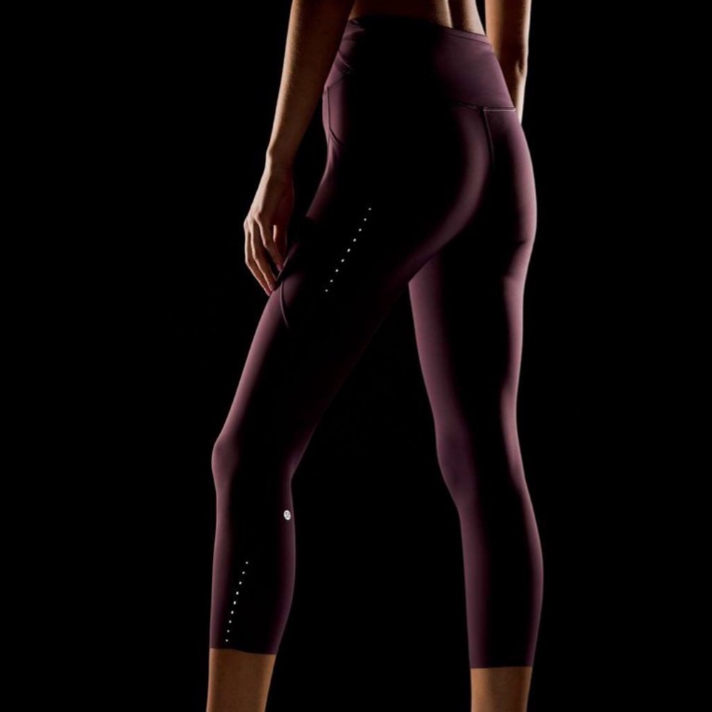Lululemon Fast and Free High-Rise Crop 23" Pockets - Nulux Fabric